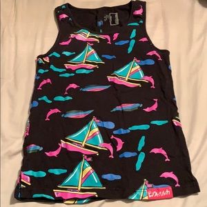 Pink Dolphin Tank Top